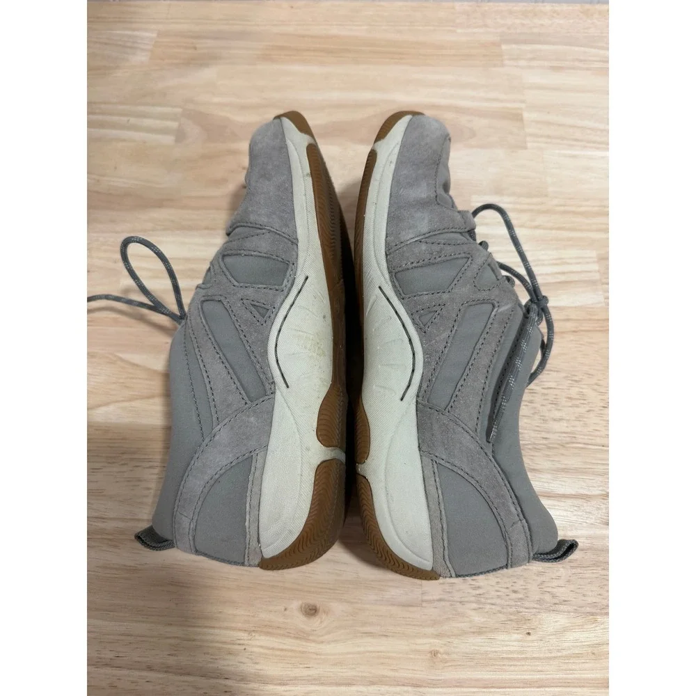 Dansko Hatty Grey Comfort Shoes Sneakers Lace Up Casual Women Size 38